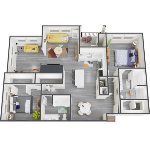a floor plan of the house